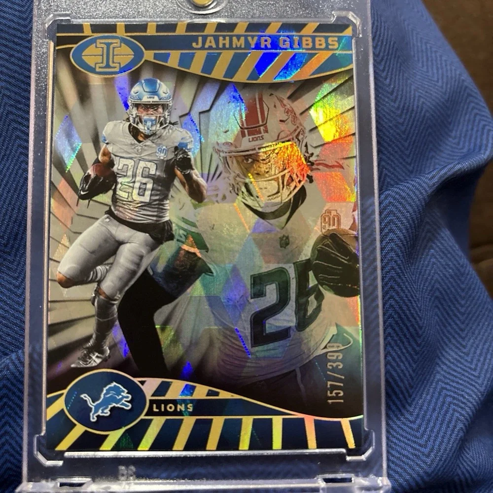 2024 Panini Illusions Jahmyr‎ Gibbs Mirrored Trophy SP Parallel 280/499